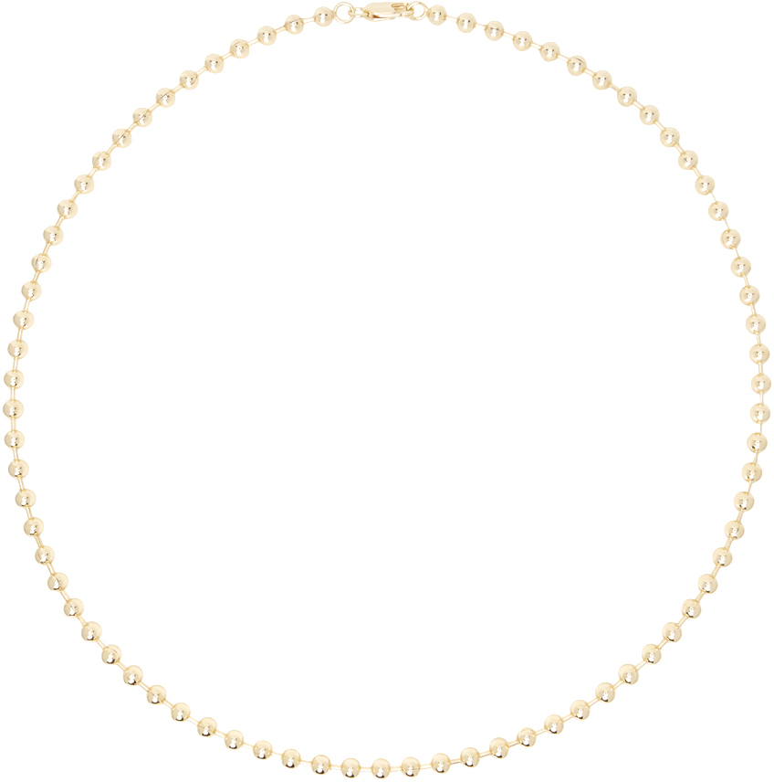 Gold Ball Chain Necklace