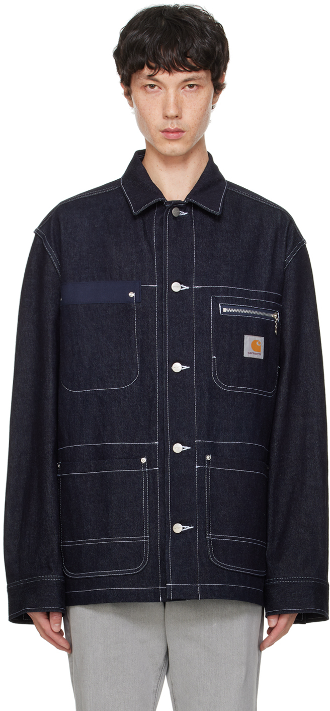 Shop Junya Watanabe Indigo Carhartt Work In Progress Edition Denim Jacket