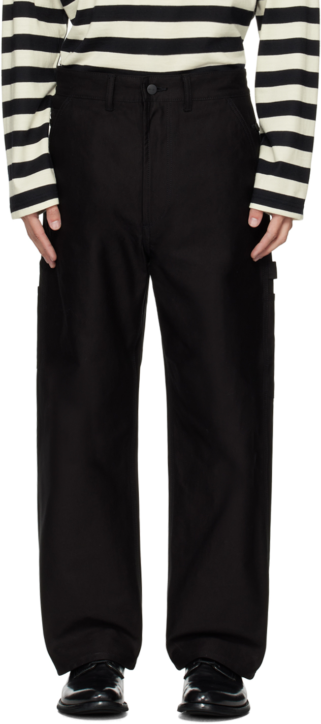 Shop Junya Watanabe Black Carhartt Work In Progress Edition Trousers