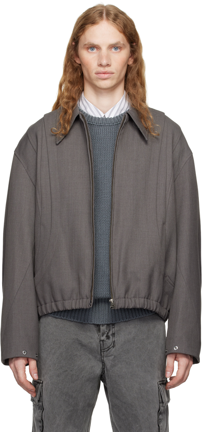 COOR: Taupe Wool Jacket | SSENSE
