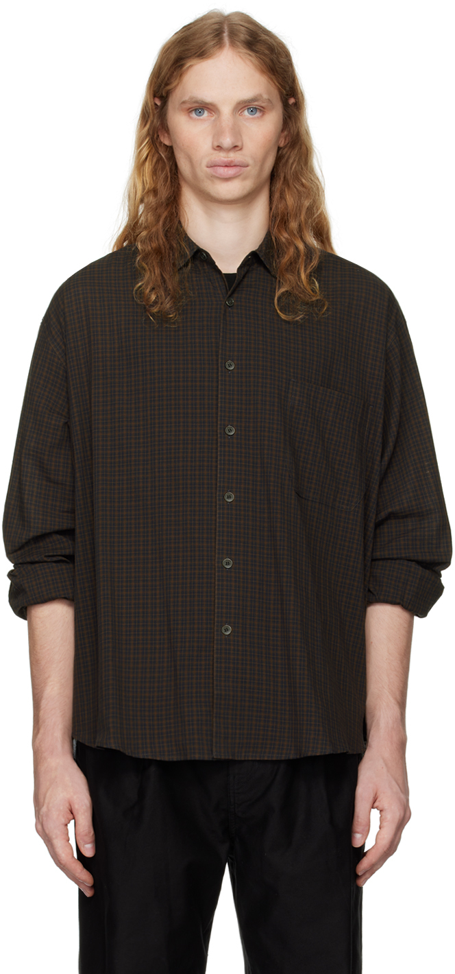 Brown Alternate Check Shirt