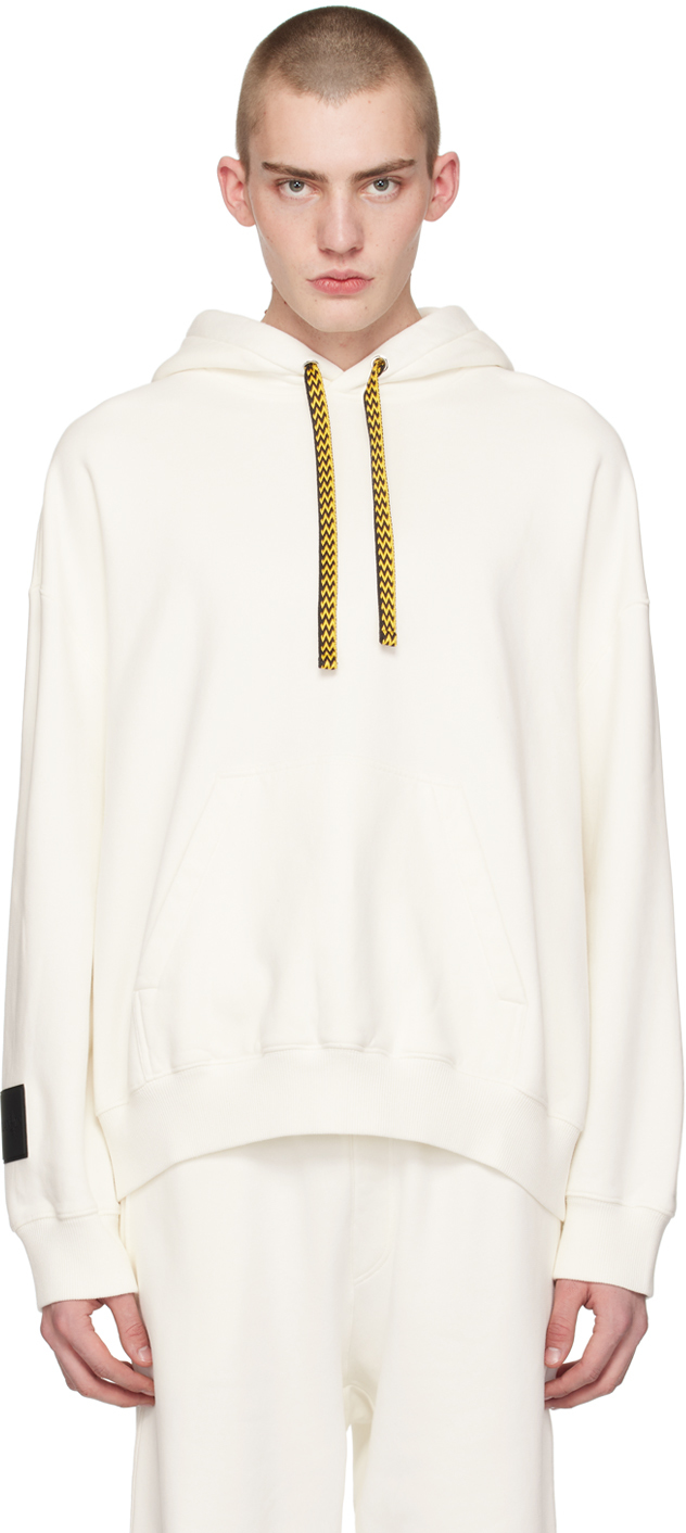 Shop Lanvin White Future Edition Hoodie In 074 White Mustang