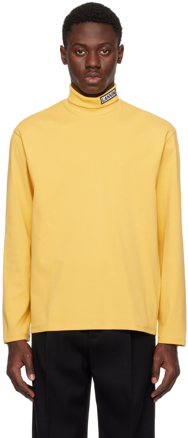 Yellow Future Edition Turtleneck by Lanvin on Sale