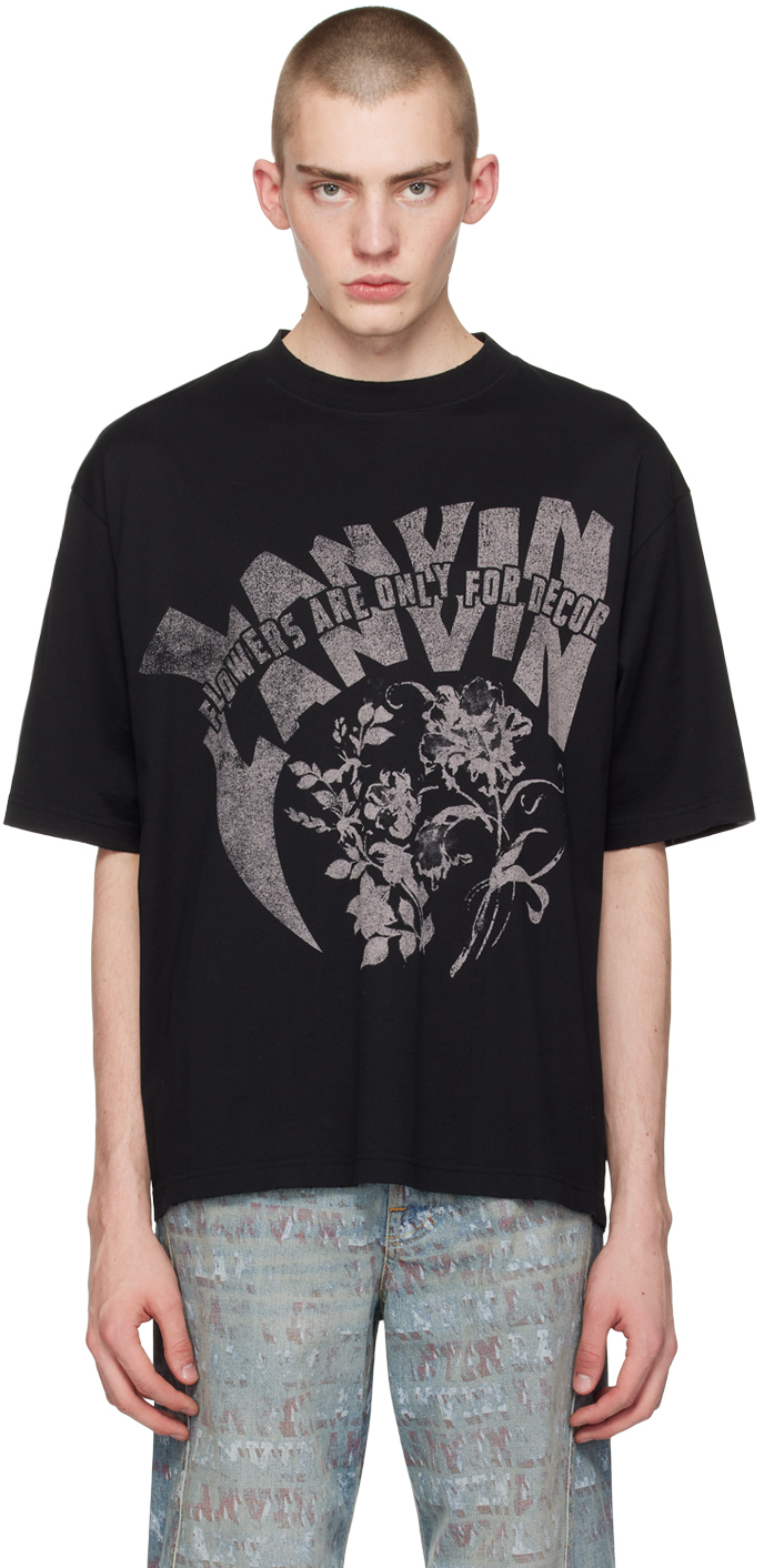 Shop Lanvin Black Future Edition T-shirt In 10 Black
