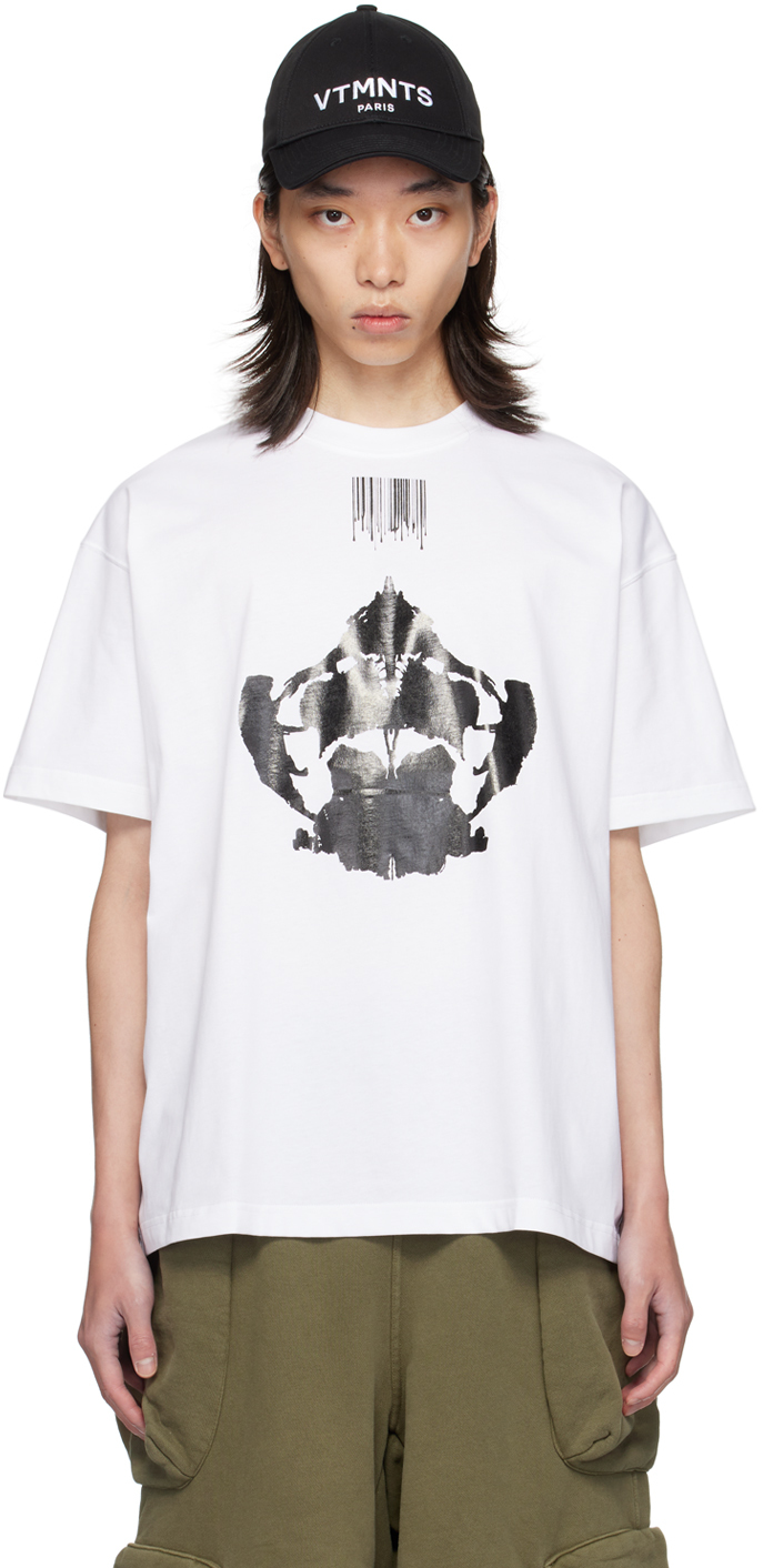 Shop Vtmnts White Graphic T-shirt