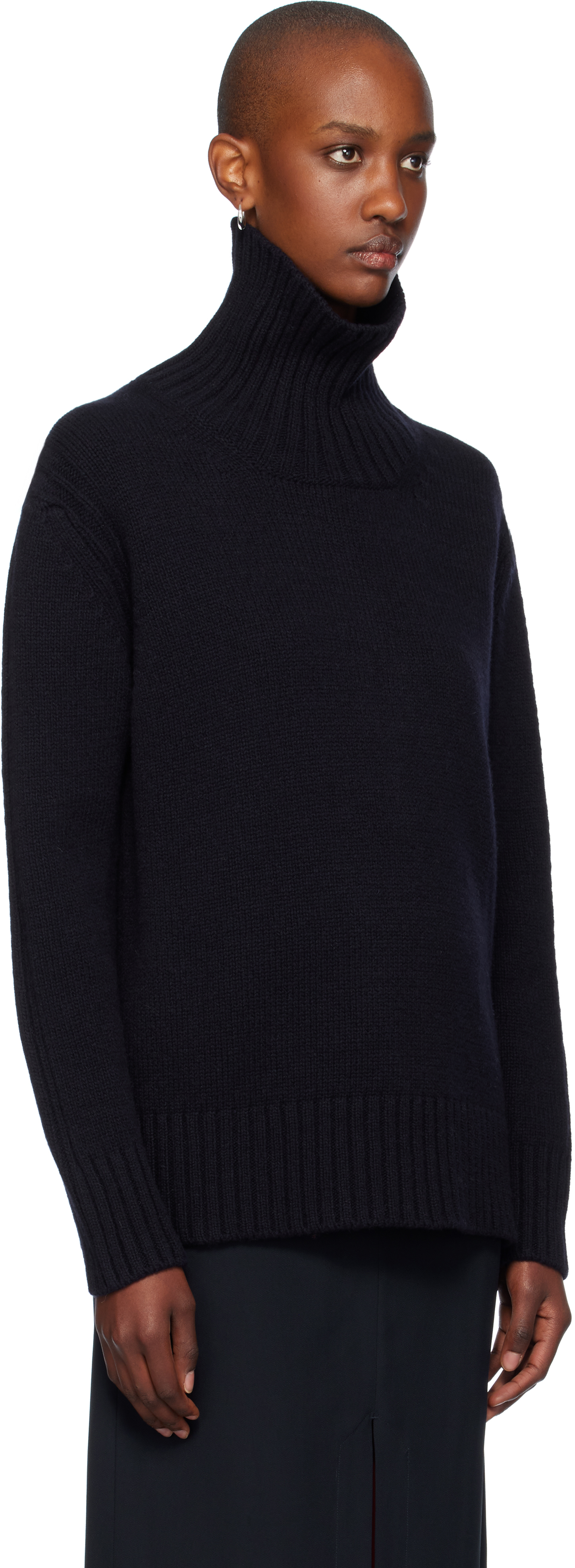 AND-DAUGHTER NAVY FINTRA TUNIC TURTLENECK 