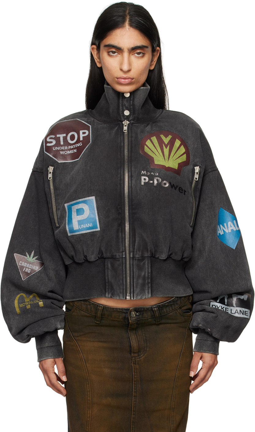 MCD MA-1 Sサイズ 【美品】 あどけな More Core Division 美品 mowalola graffiti bomber jacket L