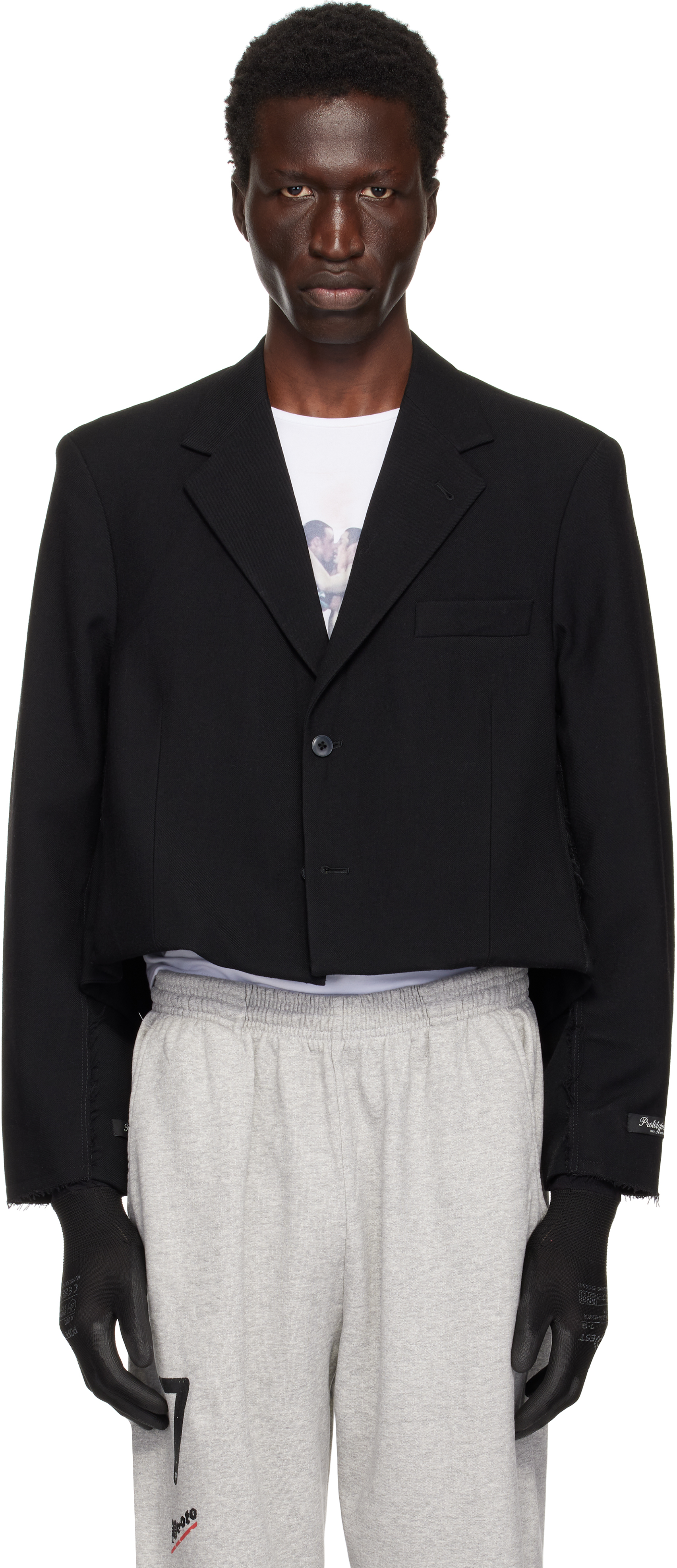 Black Twoway Tailored Blazer