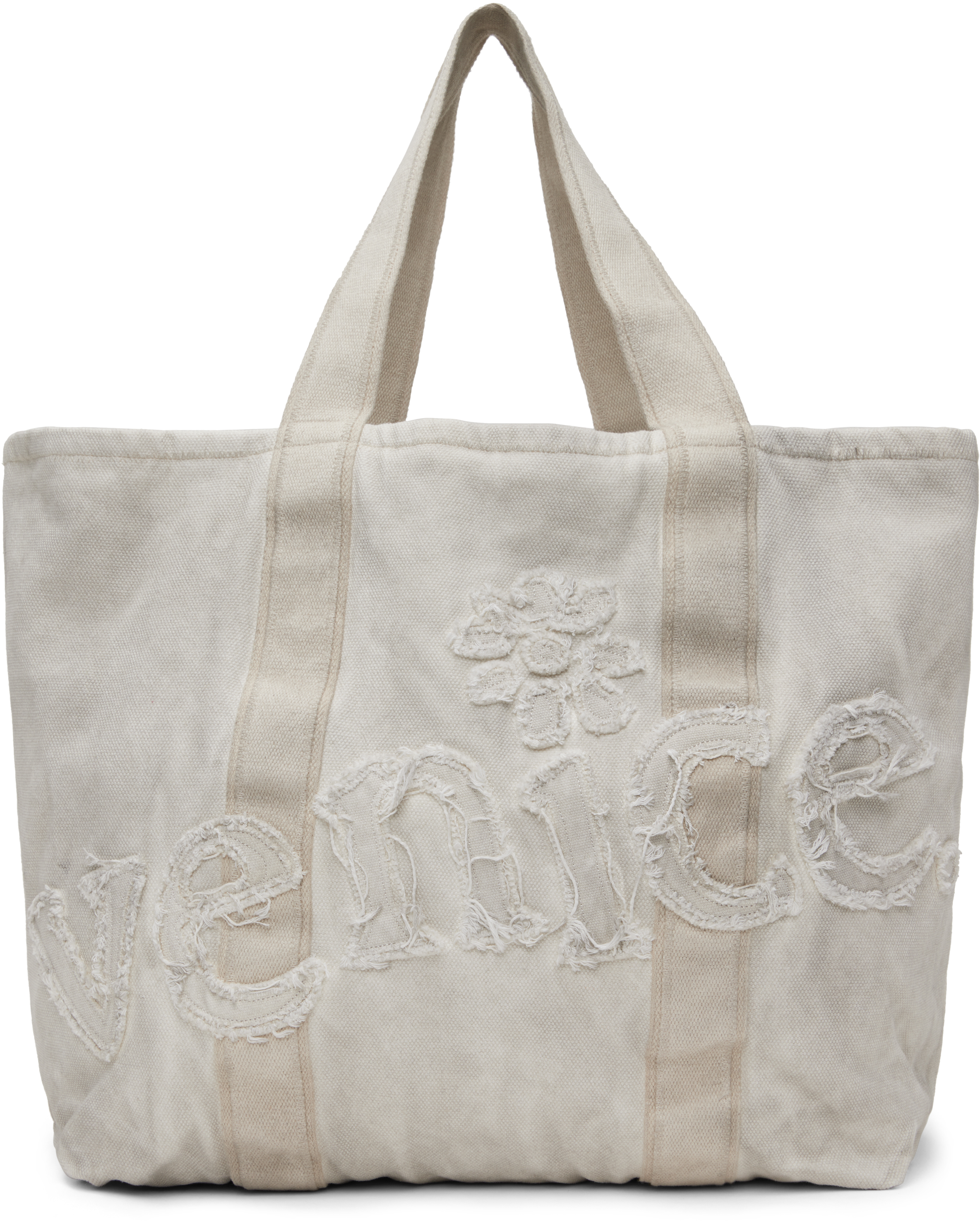 Shop Erl Off-white Venice Tote In 1 White