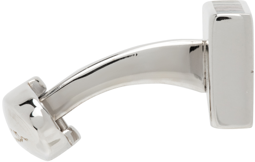 Paul Smith Silver Sig Edge Cuff Links In 92 Multicolour