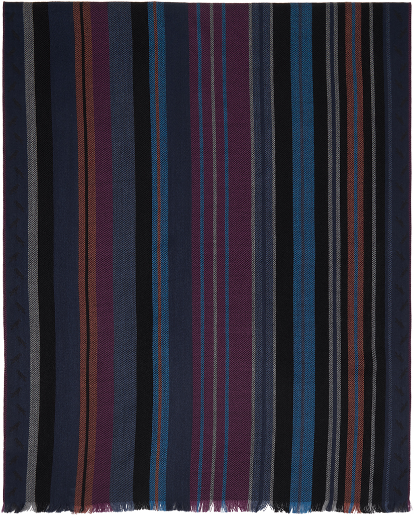 Multicolor New City Stripe Scarf