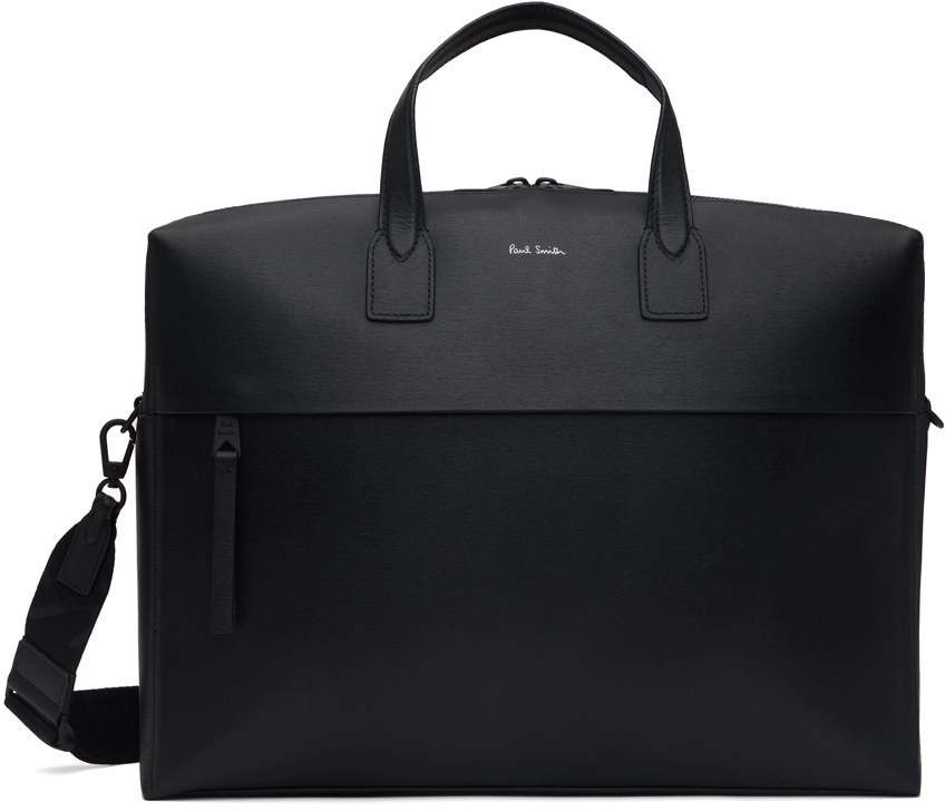 Black Double-Zip Briefcase