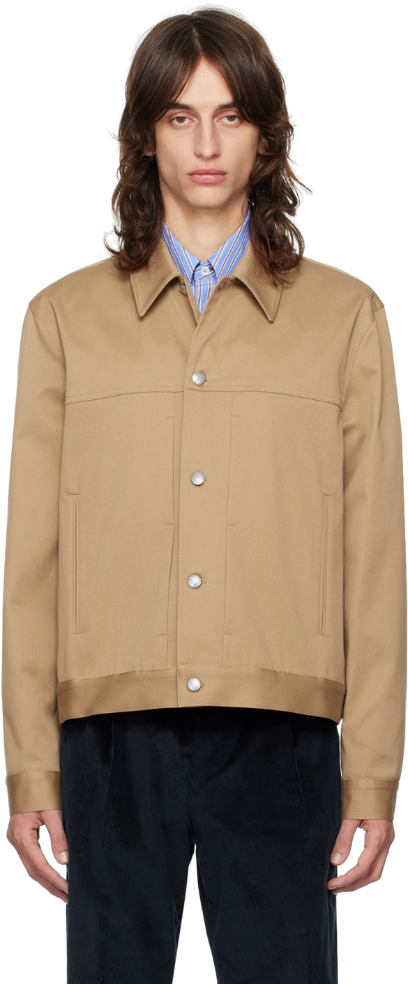 Tan Slim-Fit Jacket