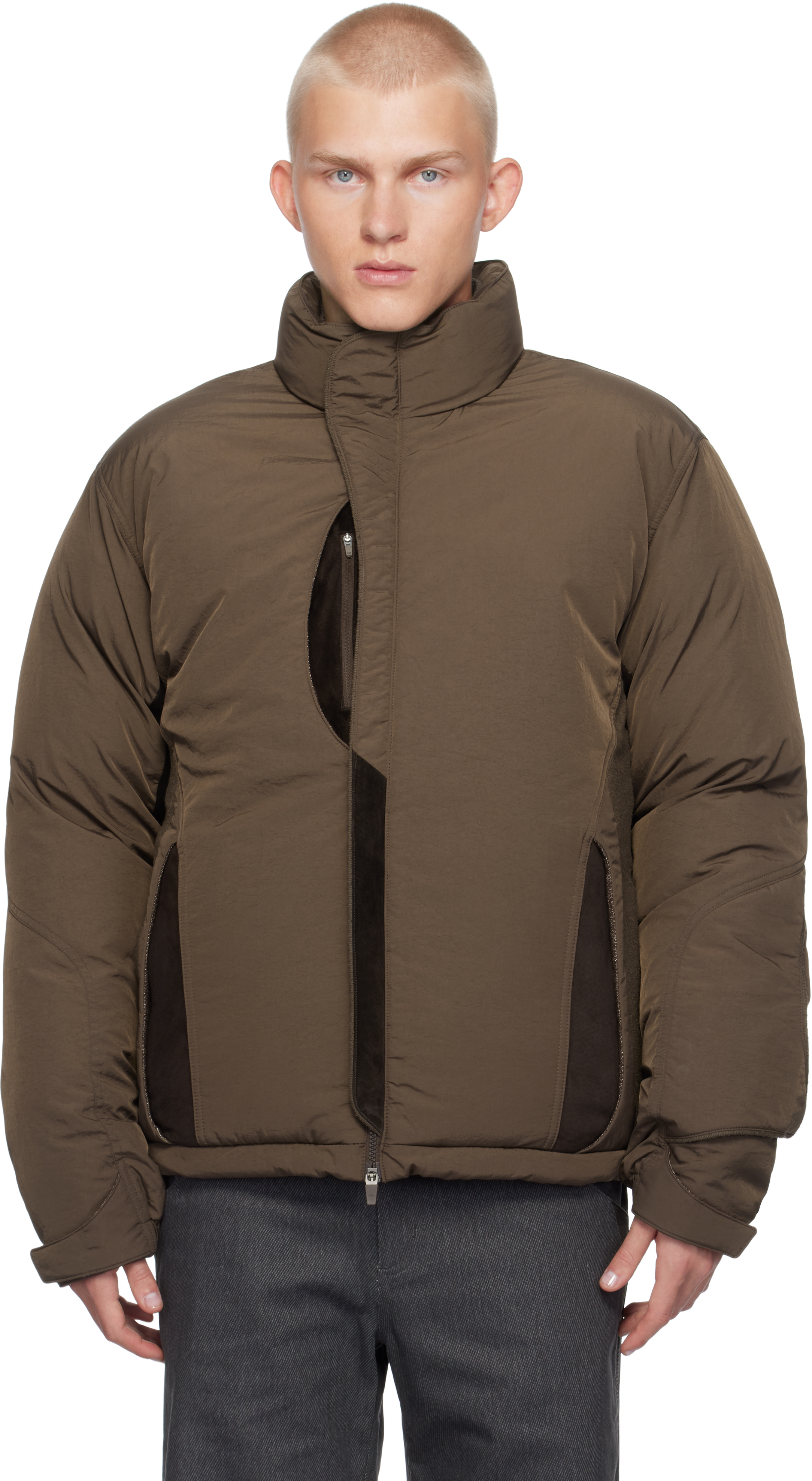 Shop Xlim Brown Ep.6 01 Down Jacket