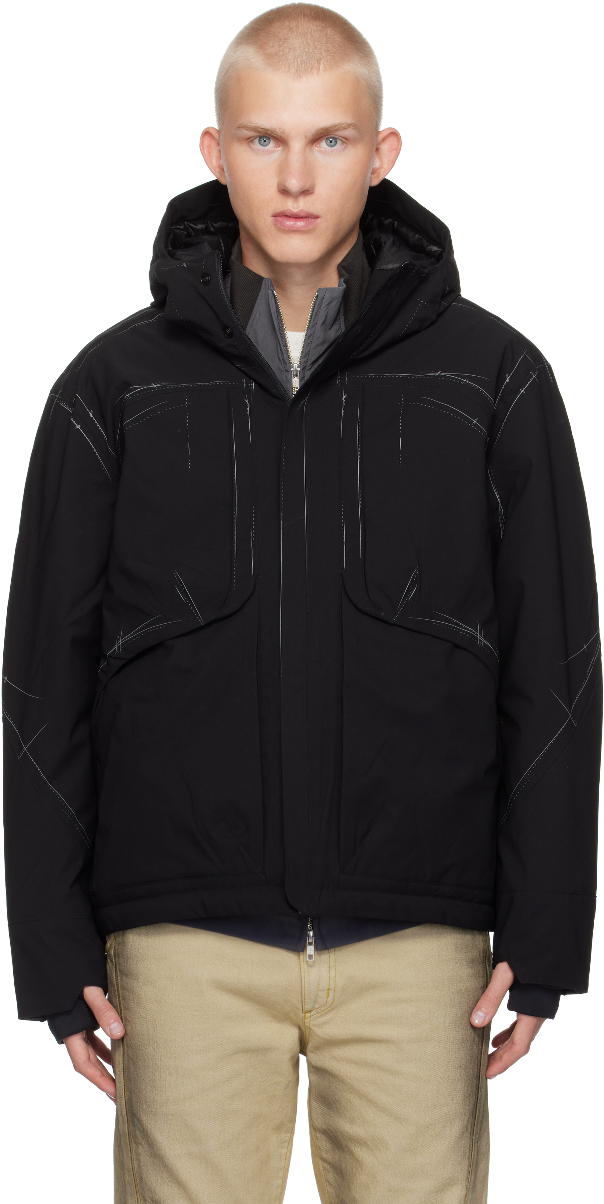 Shop Xlim Black Ep.6 01 Padded Jacket