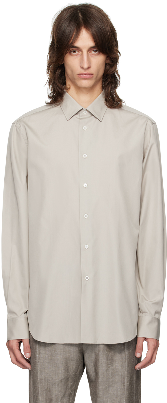 Taupe Tailored Shirt