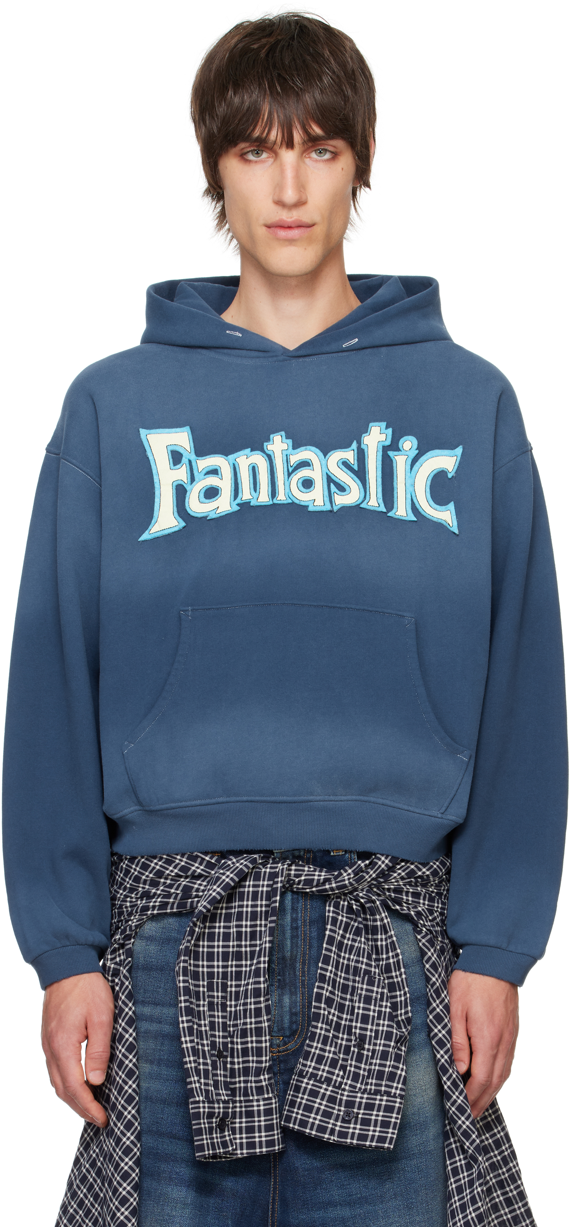 Navy 'Fantastic' Hoodie