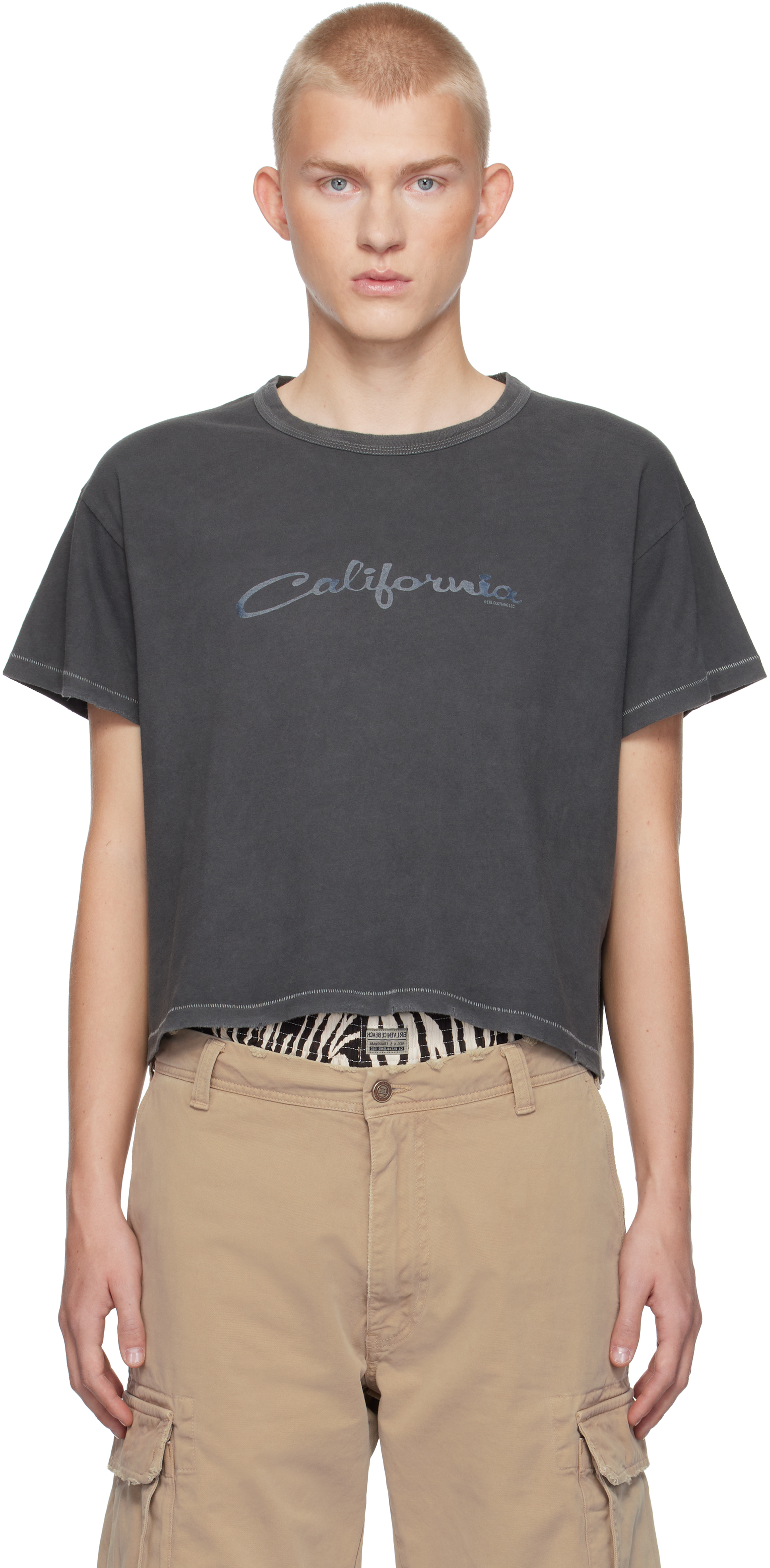 Gray Unisex 
California
 Signature T-shirt