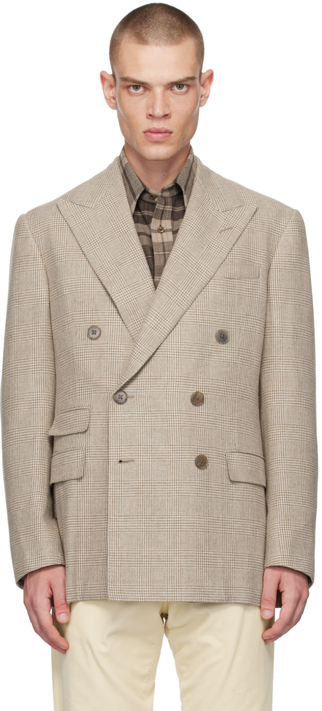 Ralph lauren check blazer online