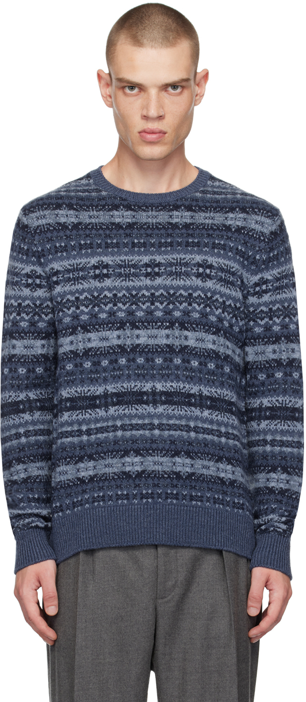 Blue Cashmere Sweater