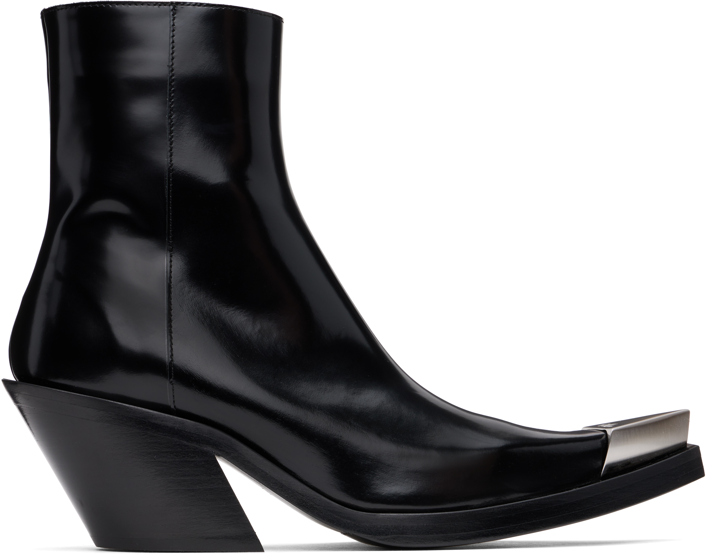 Black Bang Ankle Boots