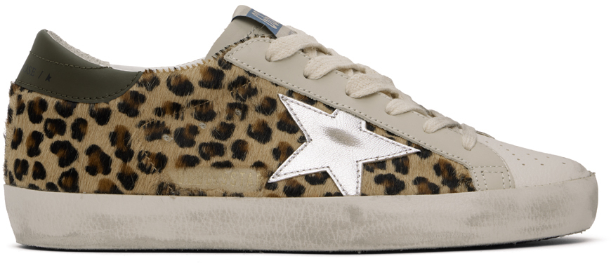 Shop Golden Goose Multicolor Super-star Classic Sneakers In Bge/brn/bk/slv82703