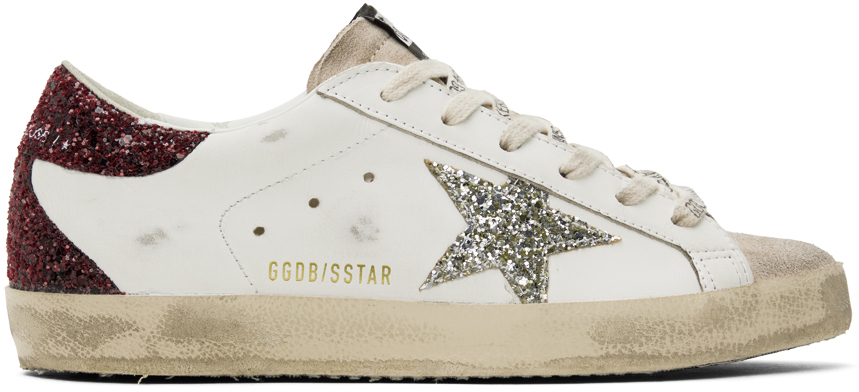 ☆人気☆【Golden 】☆SNEAKER SUPER-STAR ホワイト☆ Golden Goose: White Super-Star Sneakers | SSENSE