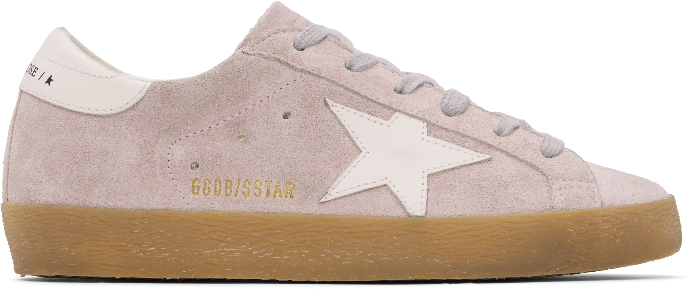 Golden Goose Pink Super-star Sneakers In Pink/op Wht 25718