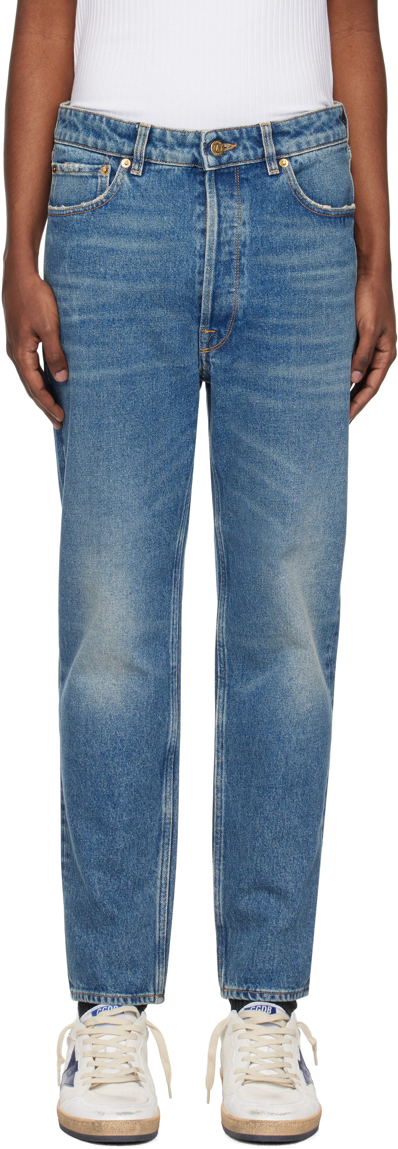 Blue Medium Wash Jeans