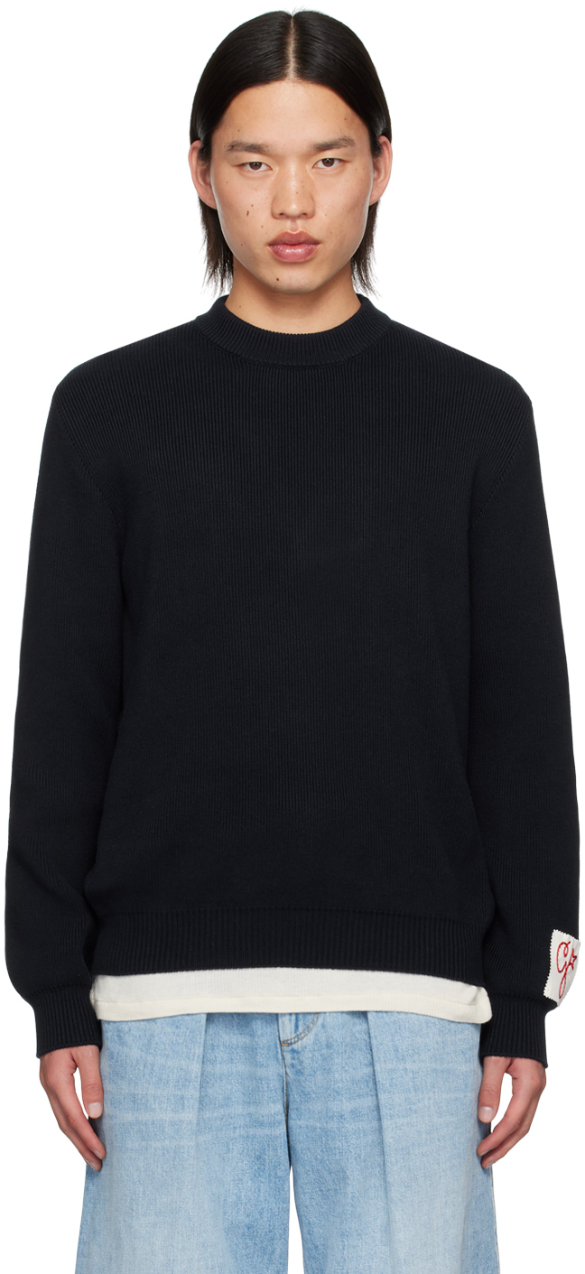 Navy Crewneck Sweater