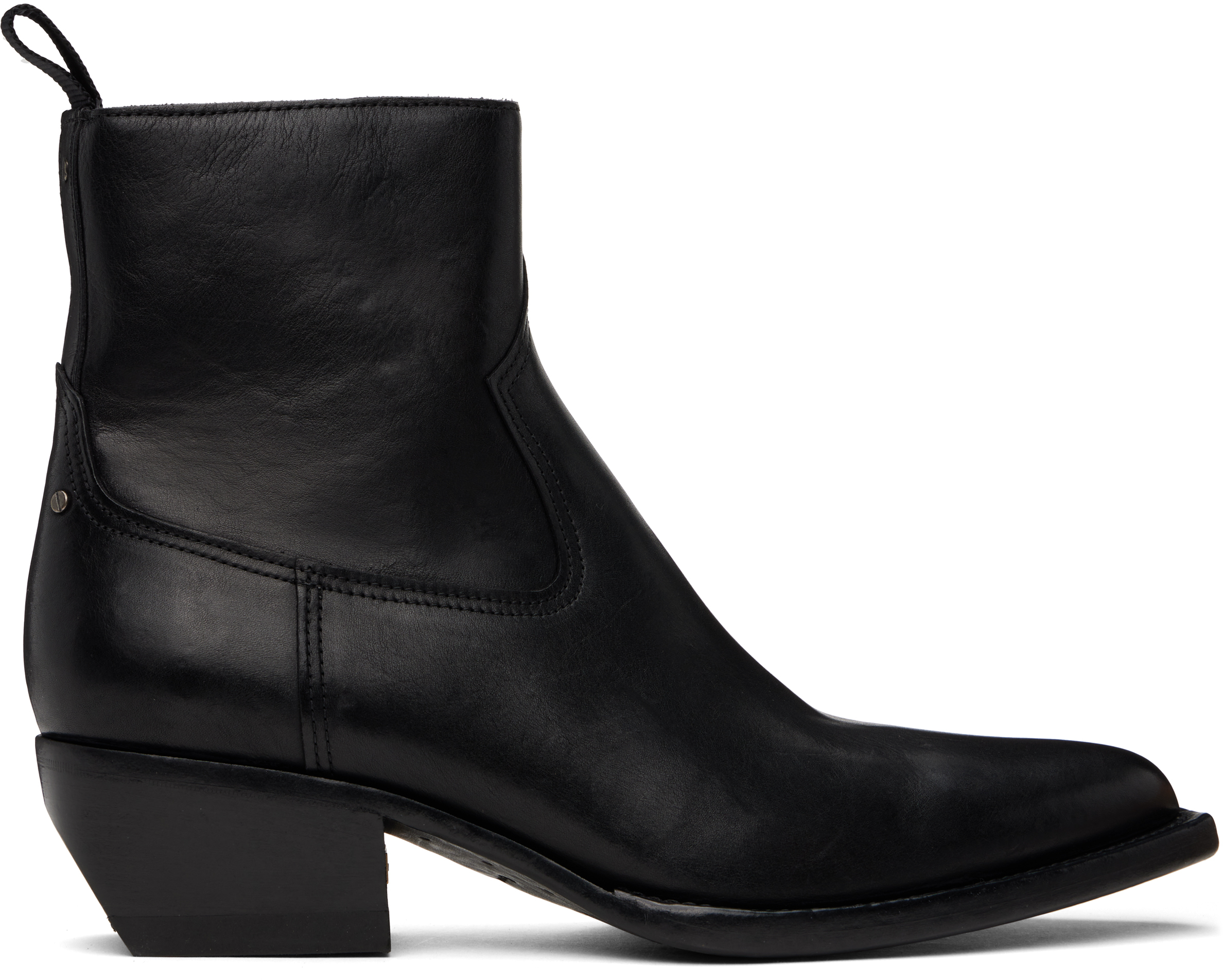 Shop Golden Goose Black Low Debbie Boots