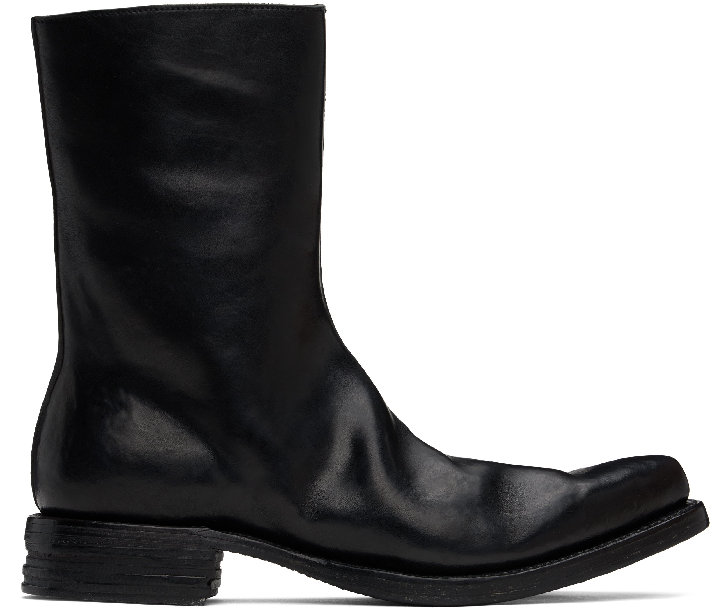 Shop A Diciannoveventitre Black Shawn Boots