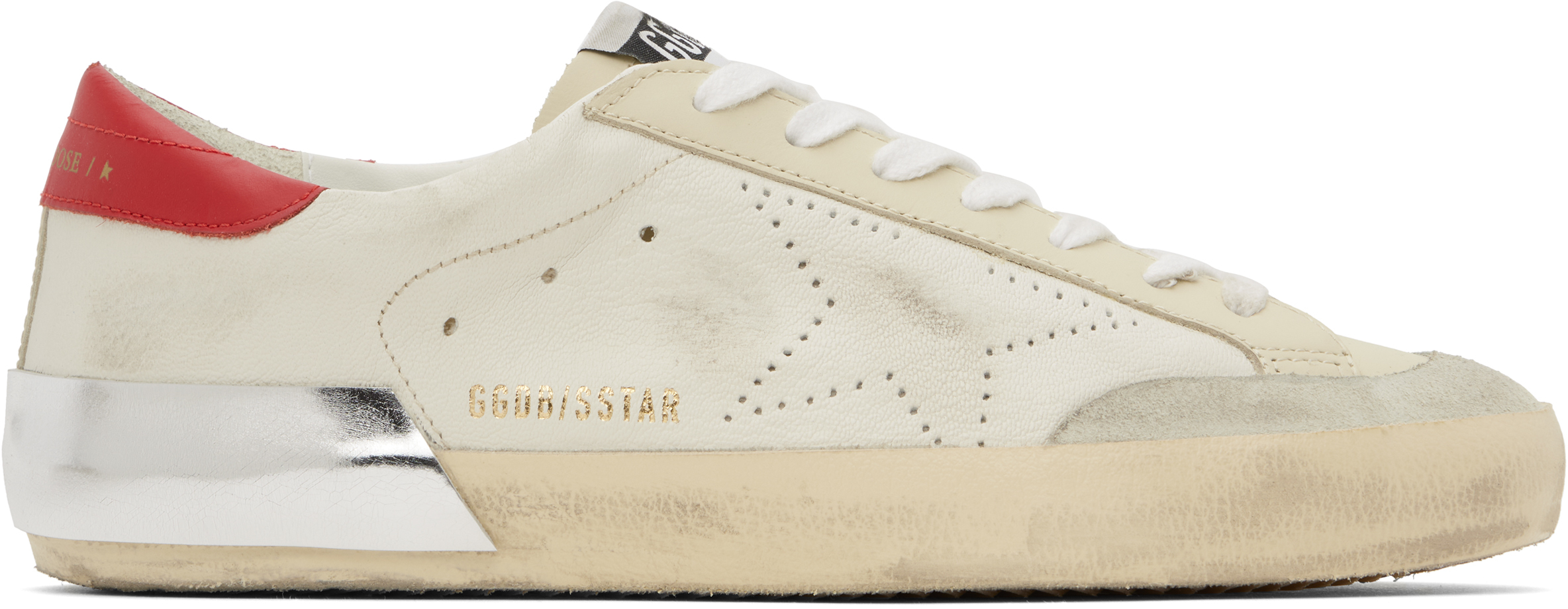 White Super-Star Skate Sneakers