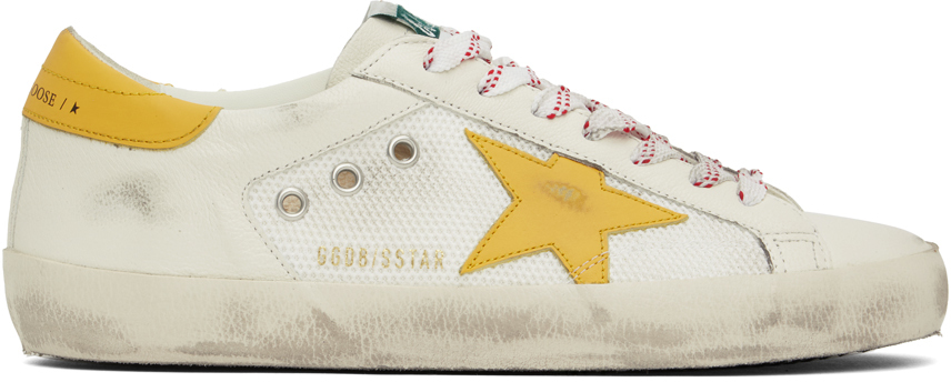 Golden Goose: White Super-Star Sneakers | SSENSE