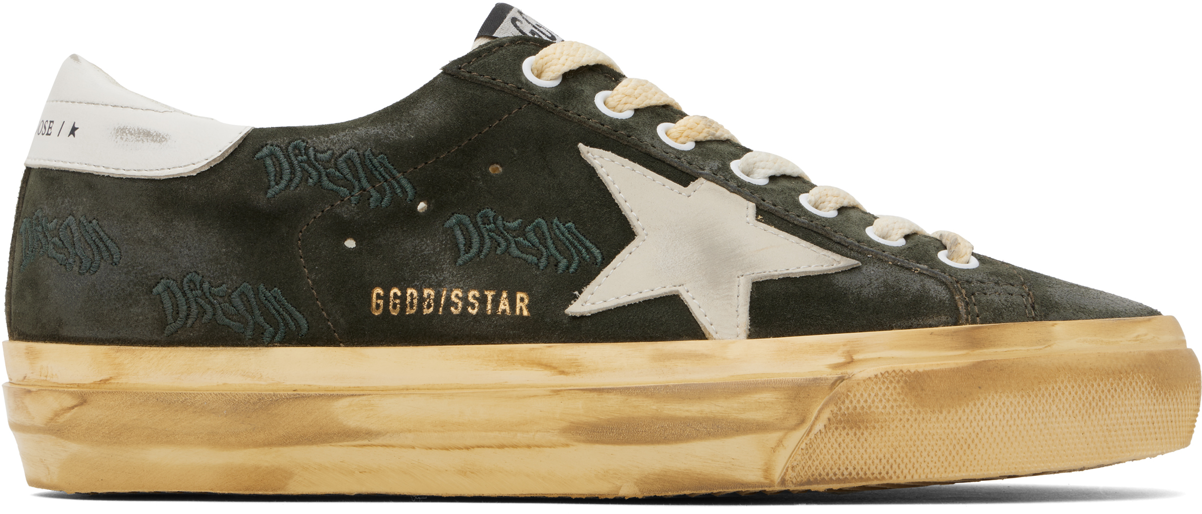 Green Super-Star High Foxing Sneakers