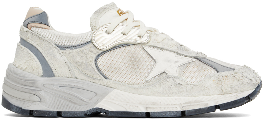 Golden Goose: グレー&ホワイト Dad-Star スニーカー | SSENSE 日本 Golden Goose: グレー&ホワイト Dad-Star スニーカー | SSENSE 日本