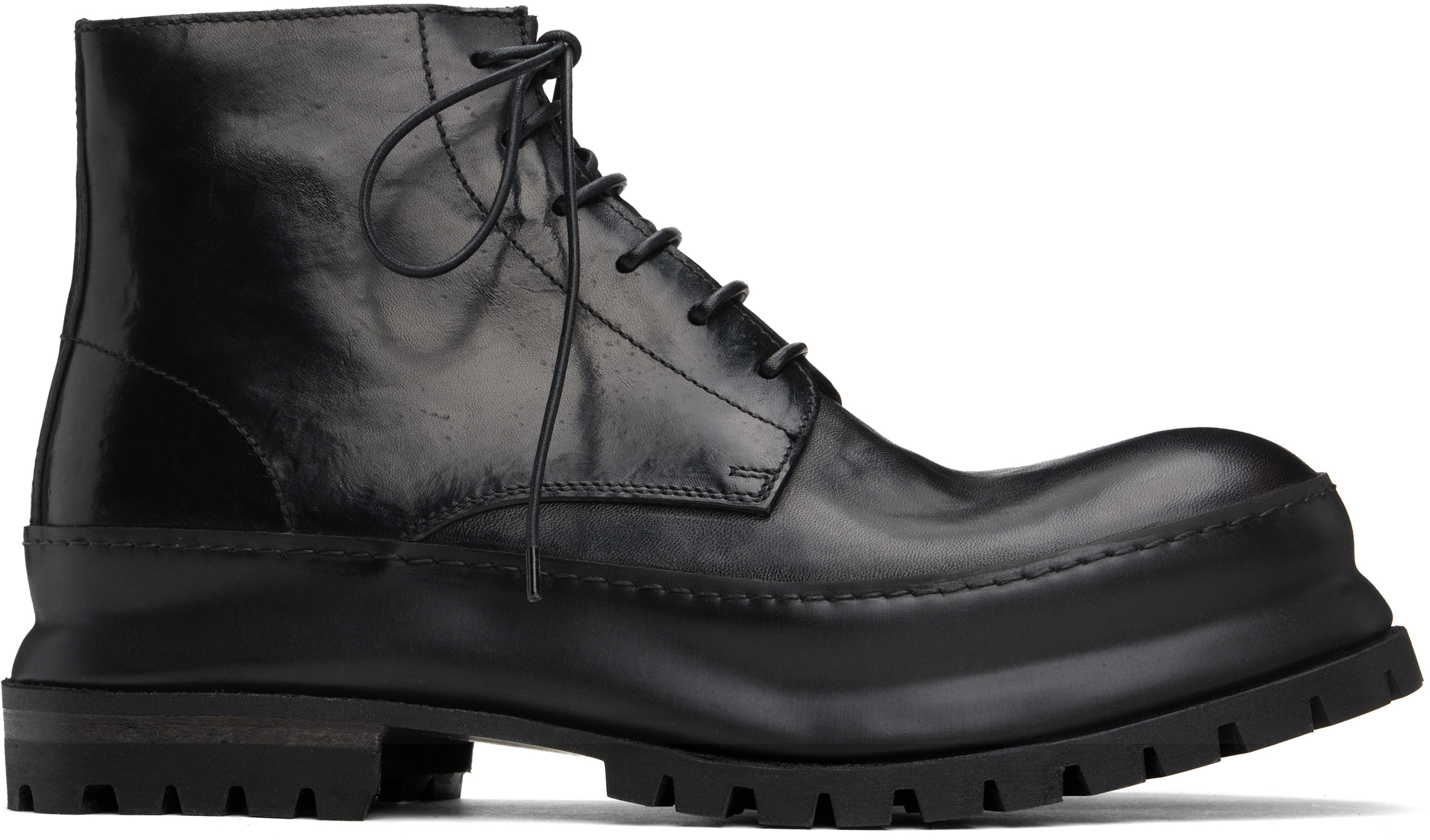 Shop A Diciannoveventitre Black Cmb1 Mid Boots