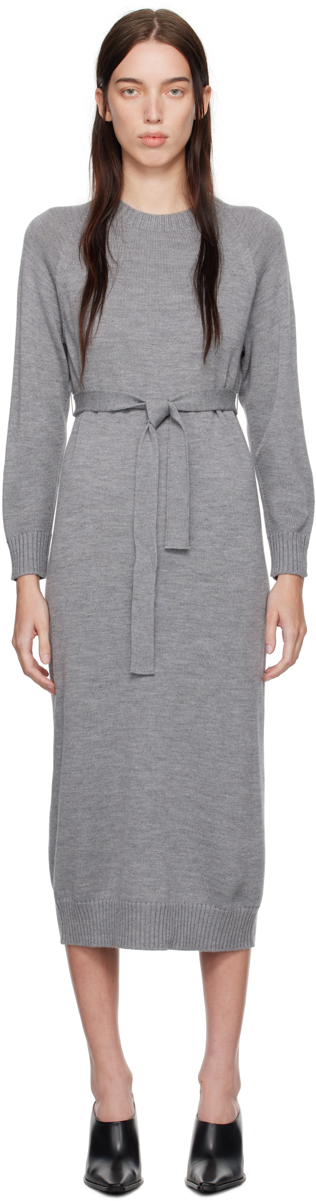 Gray Scrivia Midi Dress