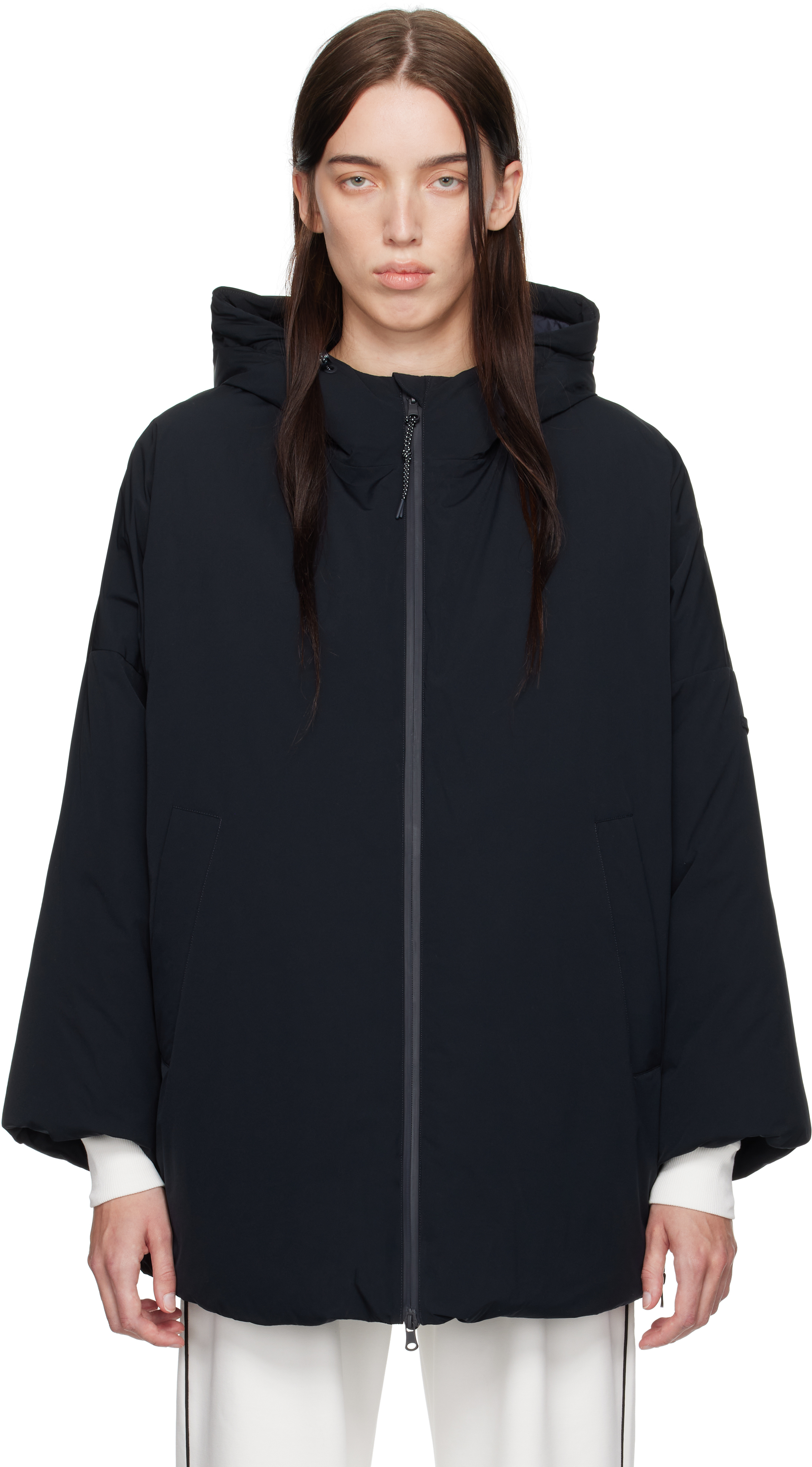 Shop Max Mara Navy Capsula Jacket In 003 Midnightblue