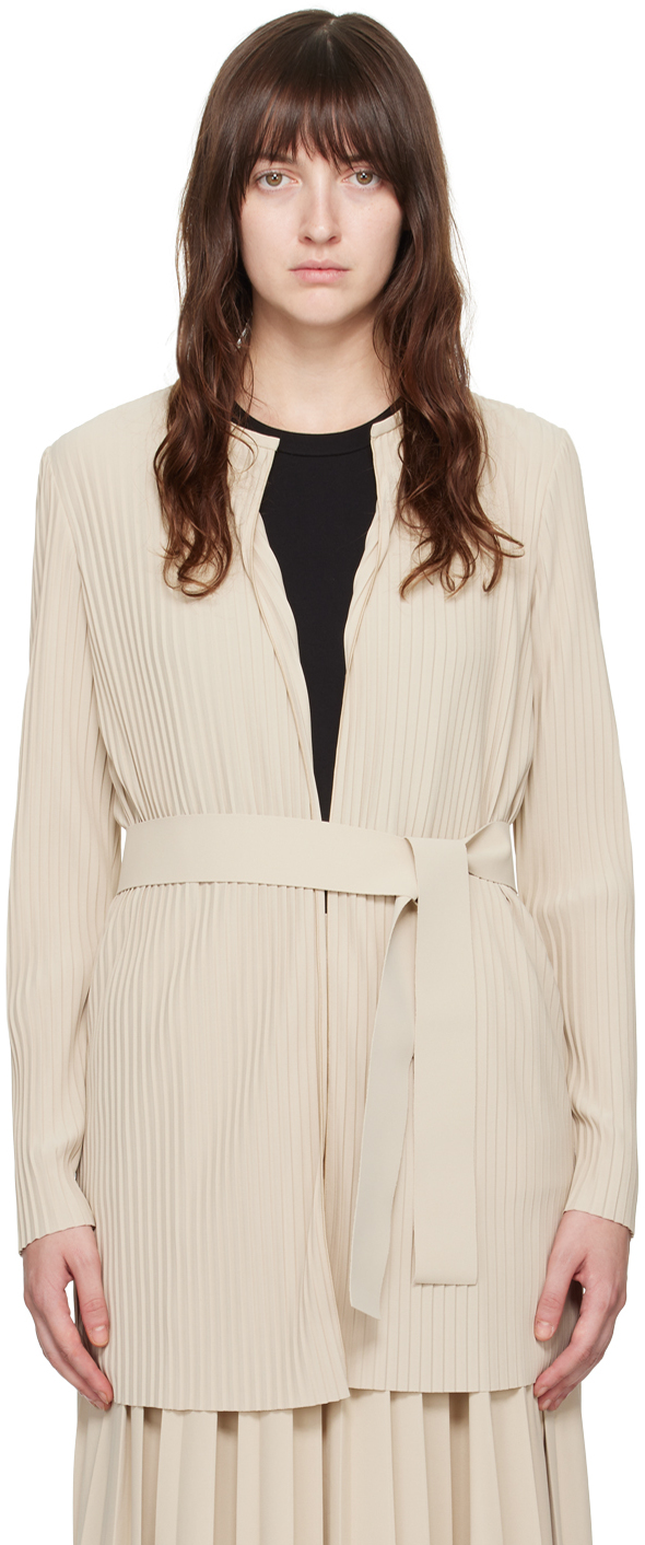 Shop Max Mara Beige Fiesta Cardigan In 001 Beige