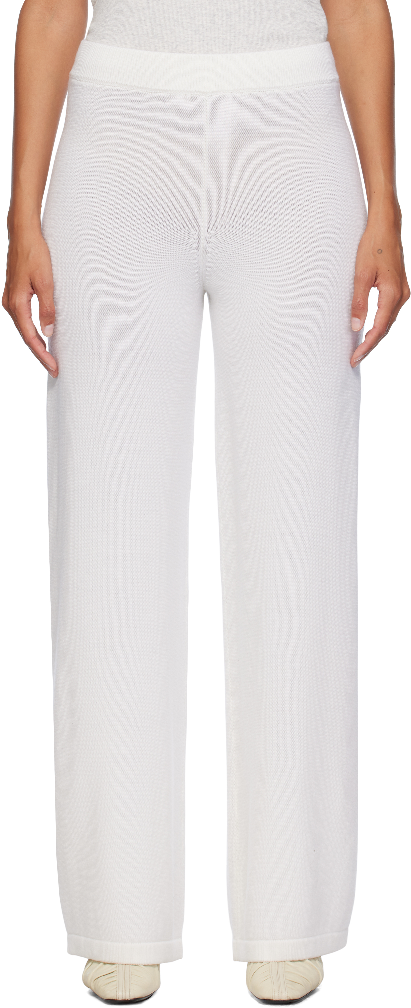 White Epopea Lounge Pants