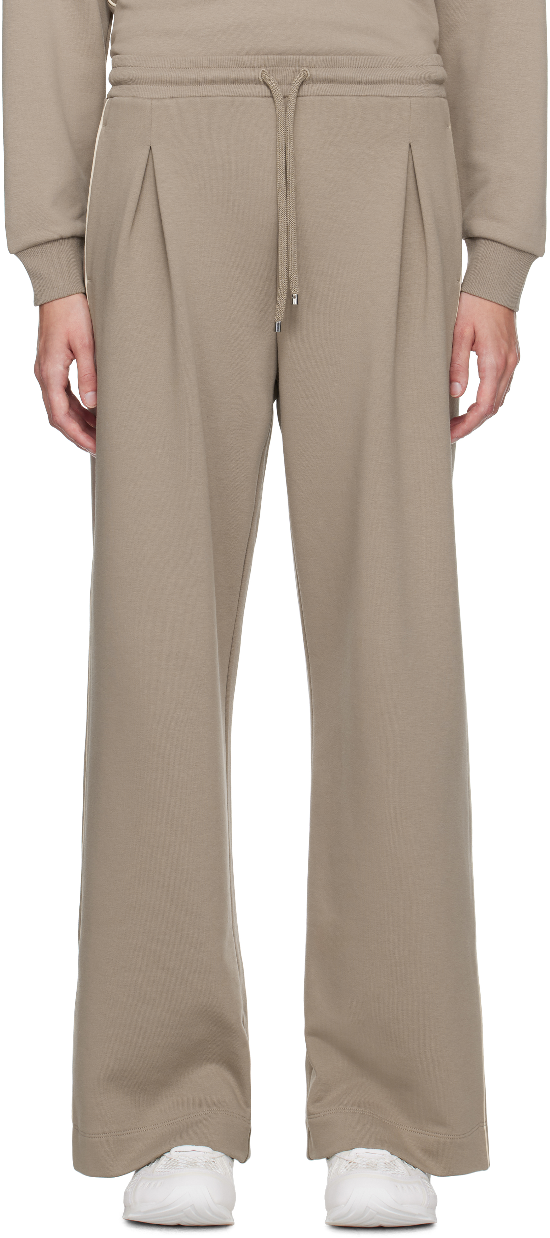 White Curve Lounge Pants