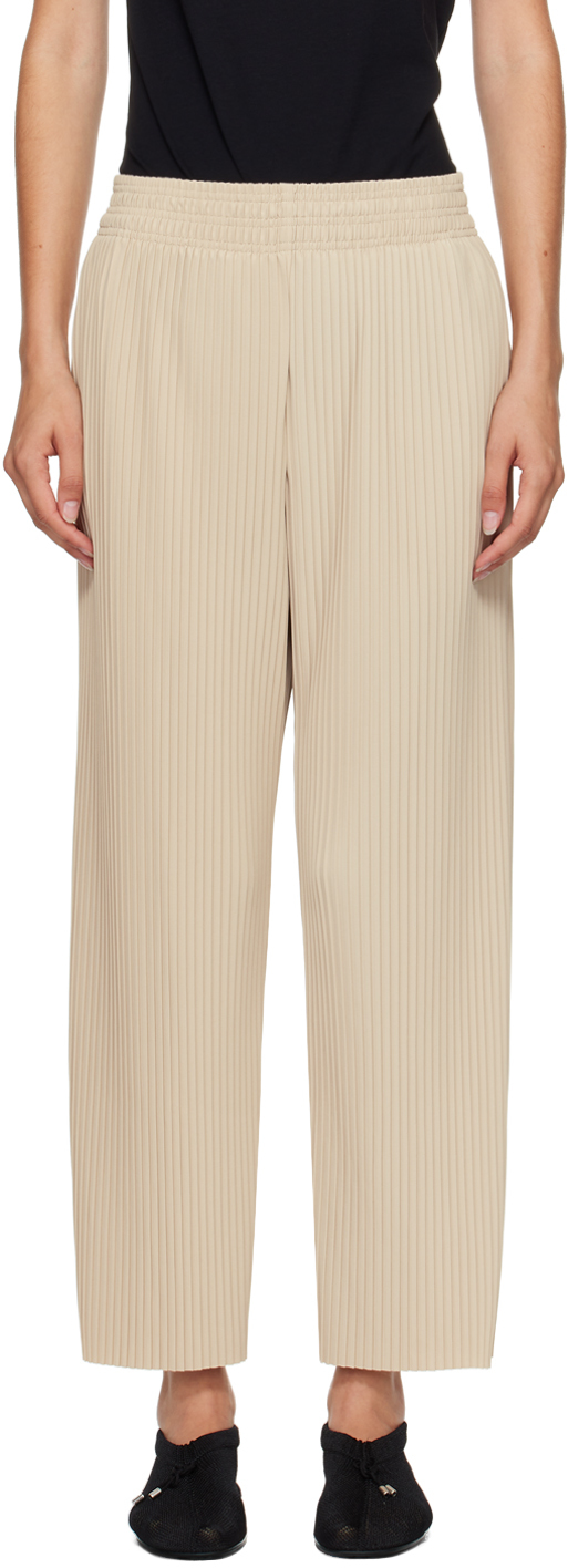 MAX MARA BEIGE ROLANDA PANTS 