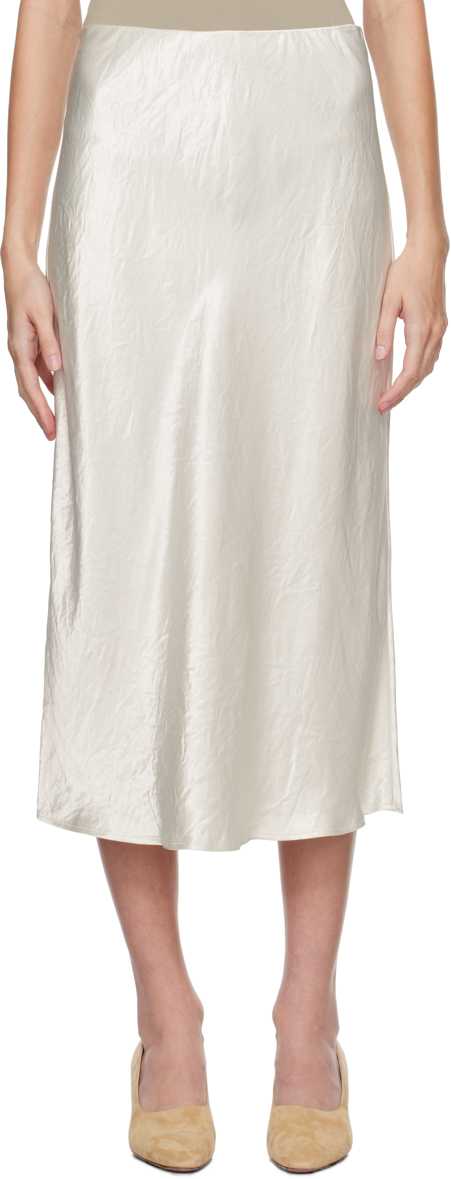 アウトレット★Max Mara★alessio サテンスカート マックスマーラ Max Mara MAX MARA LEISURE スカート ALESSIO