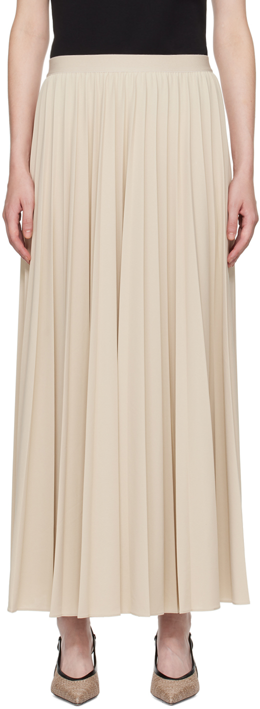 Beige Maesa Maxi Skirt