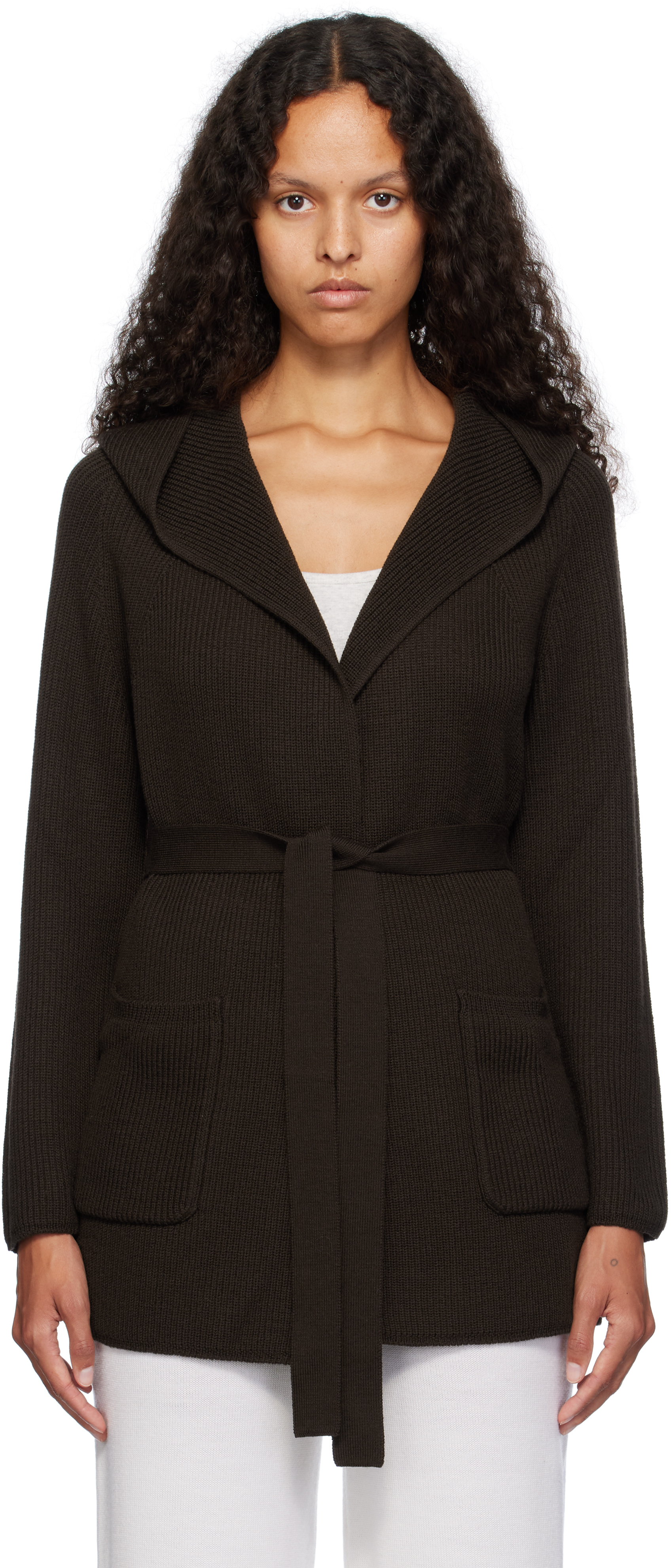 Shop Max Mara Brown Finezza Cardigan In 003 Brown