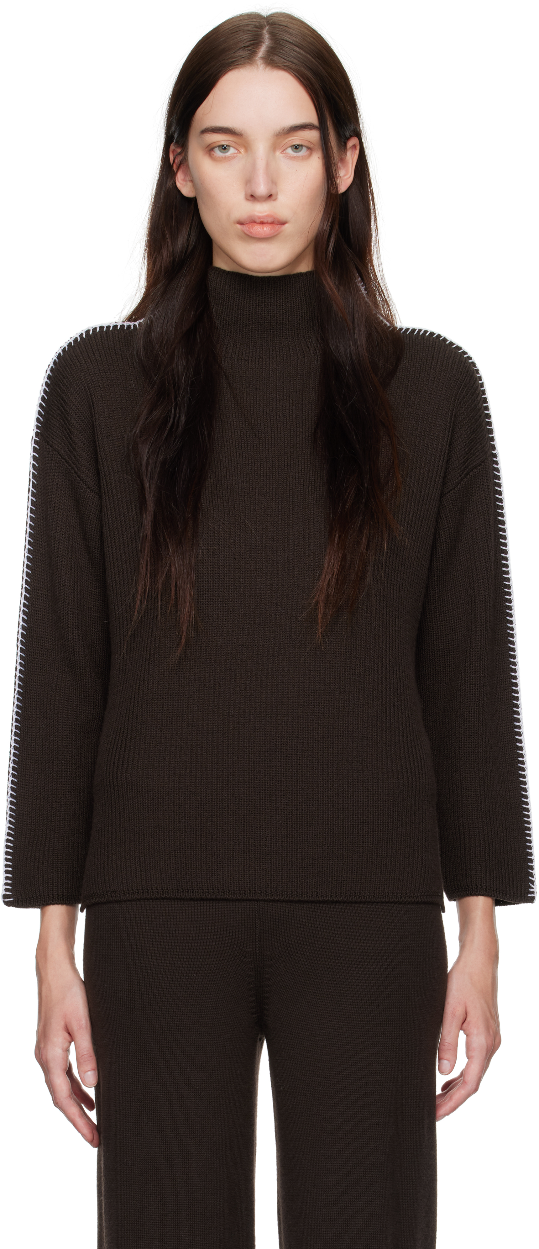 Brown Fanfara Turtleneck