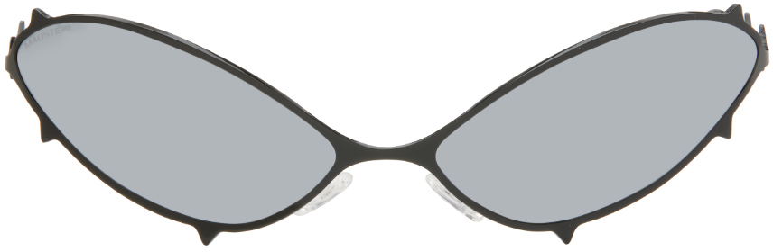 Black Metal Spike Sunglasses