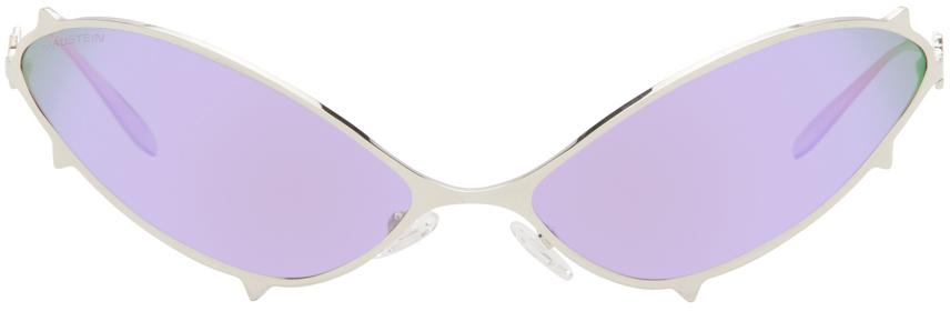 SSENSE Exclusive Silver Metal Spike Sunglasses