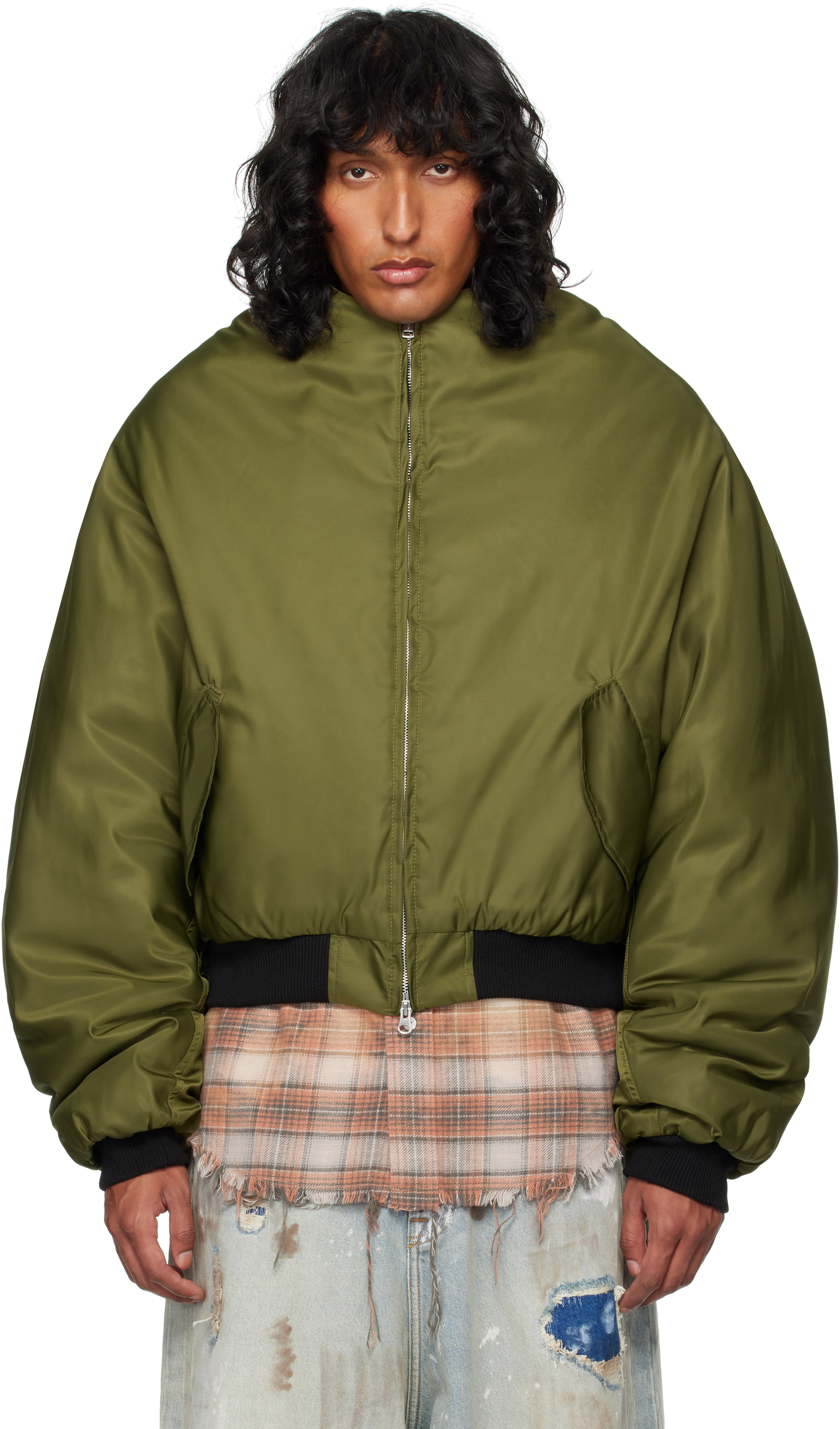 Khaki Abraxas Bomber Jacket